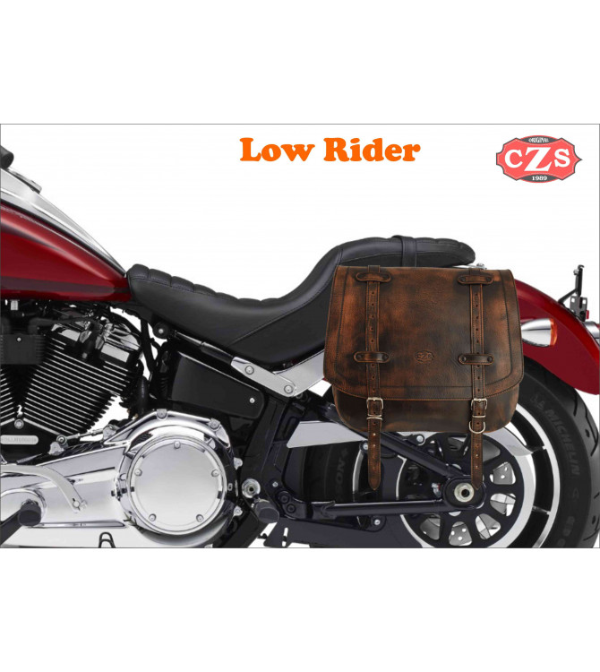 Jeu de sacoches vintage ULISES pour Softail - Harley Davidson - Spécifique.