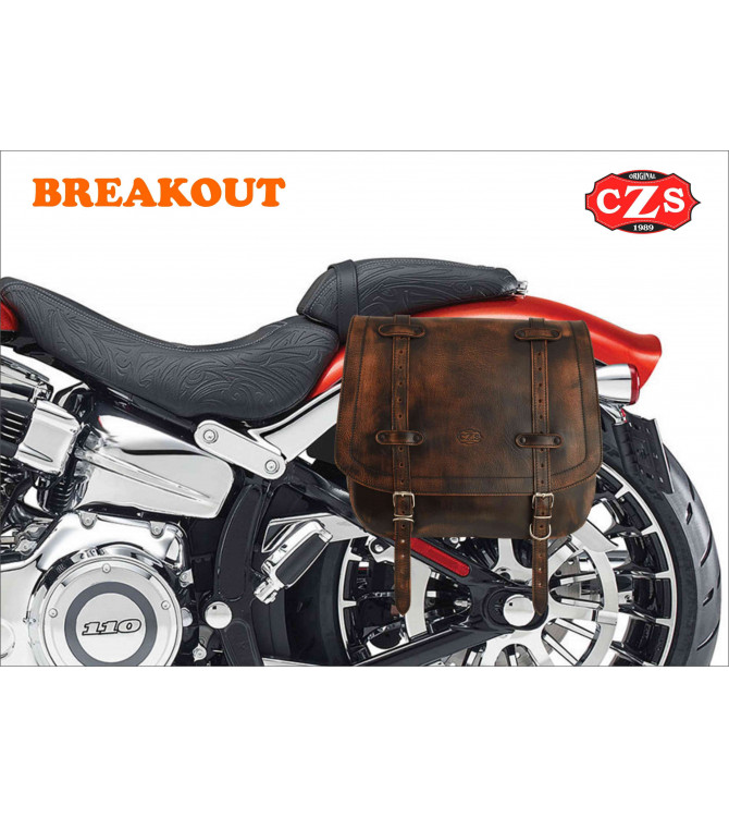 Jeu de sacoches vintage ULISES pour Softail - Harley Davidson - Spécifique.