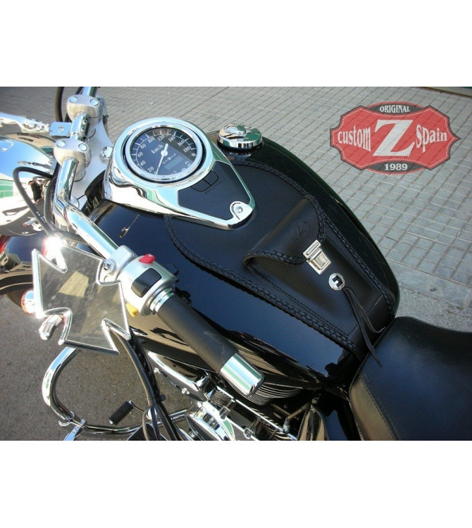 Leather tank panel for Suzuki Intruder C800 mod, ITALICO Celtic 