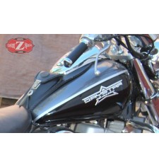 Leder Tankblende für Daystar Classic 125 mod, ITALICO Celtic 