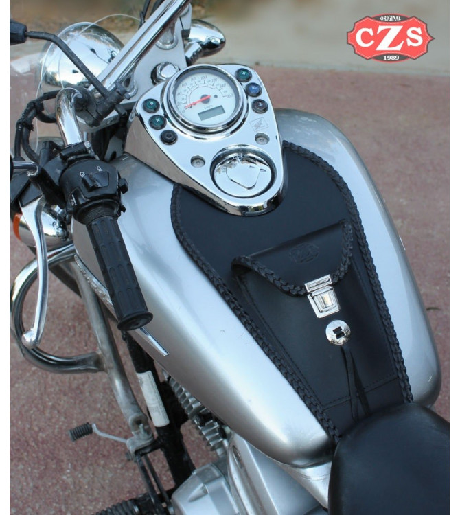 Corbata depósito con bolsillo para Honda Shadow vt 125 mod, ITALICO Celtic 