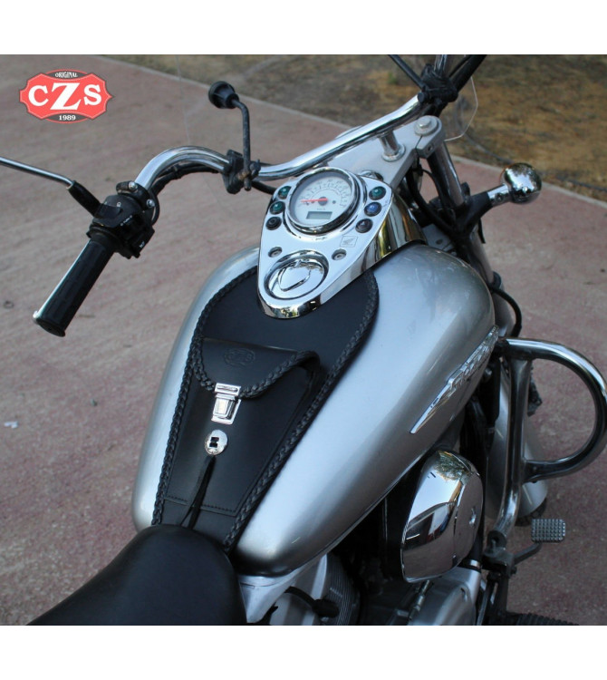 Corbata depósito con bolsillo para Honda Shadow vt 125 mod, ITALICO Celtic 