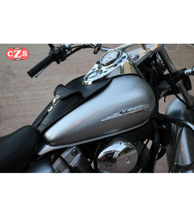 Leder Tankblende für Honda Shadow vt 125 mod, ITALICO Celtic 