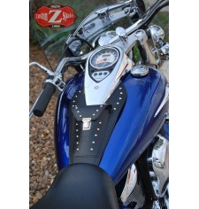 Leather Tank Panel for Kawasaki Vulcan 900 mod, ITALICO Classic