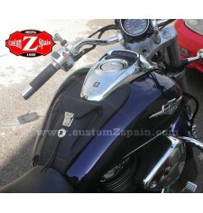 Panneau moto en cuir mod, ITALICO Classique - Rouge - UNIVERSEL