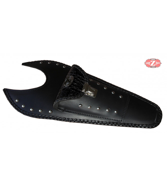 Panneau moto en cuir mod, ITALICO Celtic Classique Croco UNIVERSEL