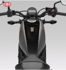 Leder Tankblende für Honda Rebel  300-500-1100  Basis  - Schwarz -  Spezifisch