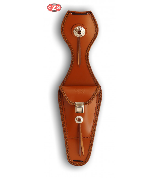 Leather tank panel for Yamaha Virago 535 Celtic