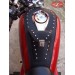 Tank tie - Classic leather tank-panel for Yamaha YBR - Specific