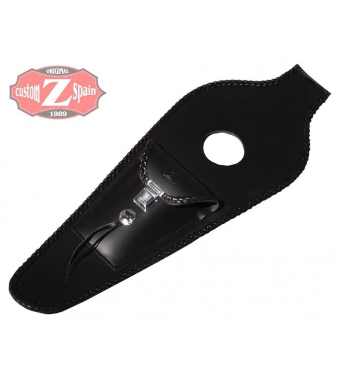 Leder Tankblende für Sportster Harley Davidson mod, HADES Klassische 