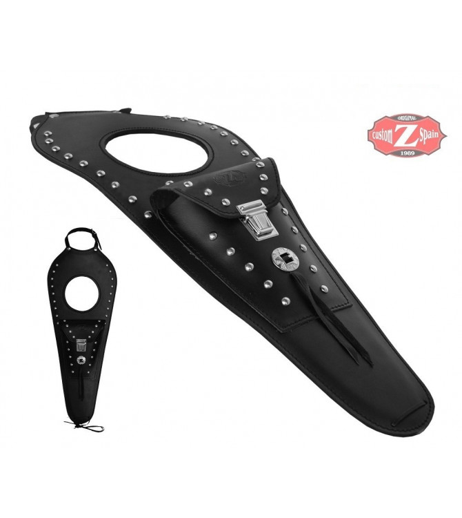 Leather tank panel for Hyosung Aquila GV250 Classic 