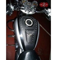 Panneau moto en cuir pour Hyosung Aquila GV250 Classique 