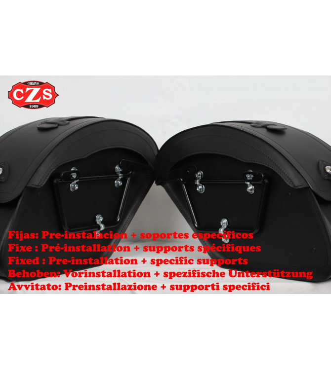 ECLIPSE Basic Hartschalen-Satteltaschen für Kawasaki Vulcan S ab 2015