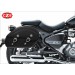 Basic TORNADO Rigid Saddlebags for Benelli Imperiale 400 - Black