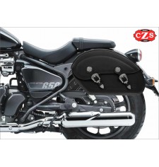 Basic TORNADO Rigid Saddlebags for Benelli Imperiale 400 - Black