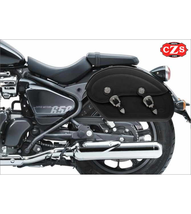 Sacoches cavalières rigides Basic TORNADO pour Benelli Imperiale 400 - Noir