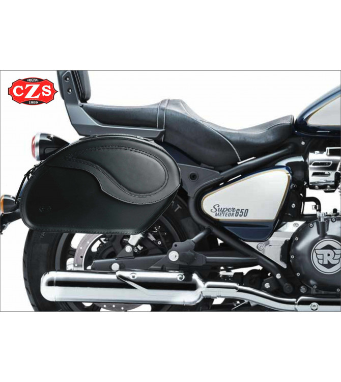 VENDETTA Sacoches cavalières Big Boss pour Indian Chief, Chief Bobber et Chief Dark Horse® à partir de 2020 - Couleur Noir