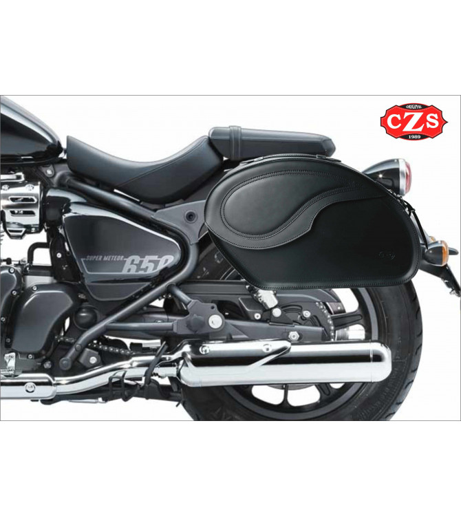 VENDETTA Borse Laterali Big Boss per Indian Chief, Chief Bobber e Chief Dark Horse® dal 2020 - Colore Nero