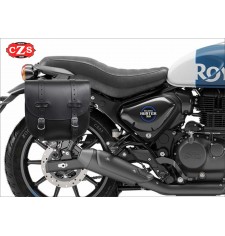 KRAKEN Satteltaschen-Set für Hunter 350 – Royal Enfield – Schwarz