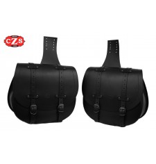 Saddlebags Set for Sportster Harley Davidson mod, BANDO Basic - With hole for the shock absorber -