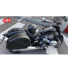 Starre Satteltaschen für BMW R18 mod, NAPOLEÓN - Weißes Profile -