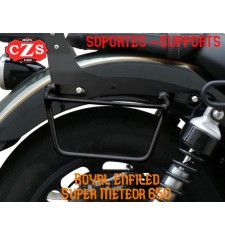 Royal Enfield Super Meteor 650 saddlebag supports