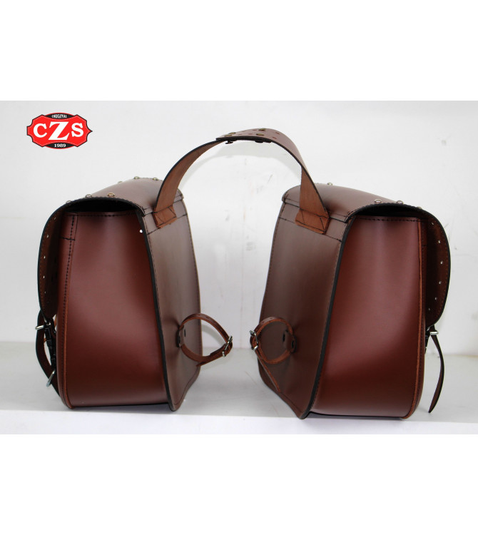 Set di borse laterali mod, RIFLE Classico - Marrone - UNIVERSALE