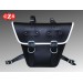 MARBELLA saddlebag for Brixton BX 125R - Black with white profile