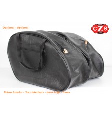 Alforjas Rígidas TORNADO Especificas para Indian Scout Bobber, Bobber Rogue, Bobber Twenty  - Negro