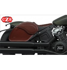 Alforjas Rígidas LEGEND Específicas para Indian Scout Bobber, Bobber Rogue, Bobber Twenty - Marron 