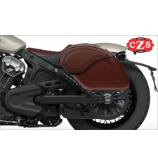 Alforjas Rígidas LEGEND Específicas para Indian Scout Bobber, Bobber Rogue, Bobber Twenty - Marron 