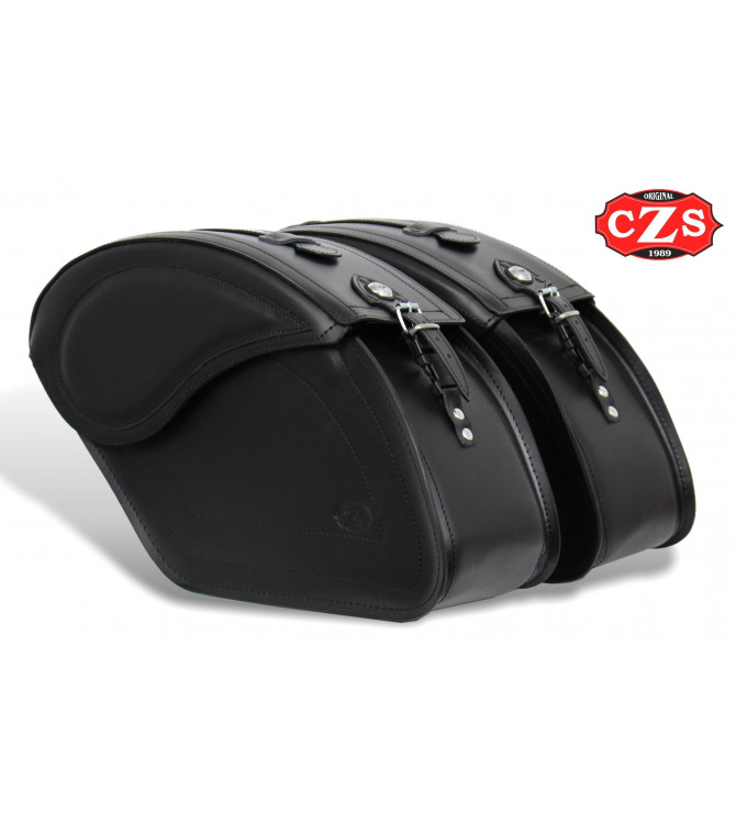 Alforjas Rígidas LEGEND Específicas para Indian Scout Bobber, Bobber Rogue, Bobber Twenty - Negro 