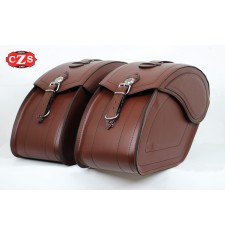 LEGEND Basic Rigid Saddlebags - Brown