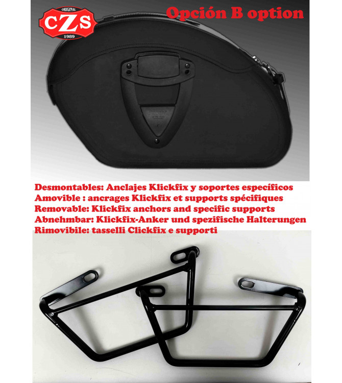 LEGEND Basic Starre Satteltaschen – Braun