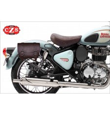 CALYSTO Borsa da sella per Royal Enfield 500cc dal 2021 - Specifica - Marrone