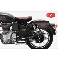 CALYSTO Borsa da sella per Royal Enfield 500cc dal 2021 - Specifica - Marrone