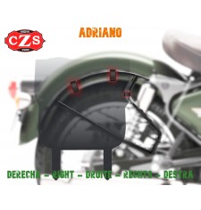 Alforja ADRIANO específica para Royal Enfield Classic 350/500 - Negro