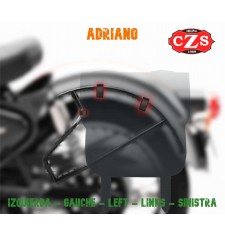 ADRIANO Satteltasche speziell für Royal Enfield Classic 350/500 – Schwarz