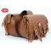 Saddlebags mod, TORELO Classic with fringes - Brown Leather - UNIVERSAL