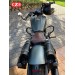 Alforja CENTURION para Indian Scout Bobber - Negro Correas Verdes