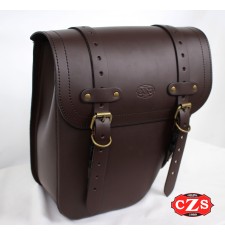 CENTURION Saddlebag for Royal Enfield Classic 350-500 from 2021 - Specifies - Chocolate Brown 