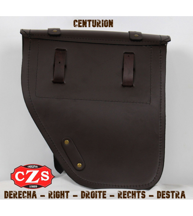 Borsa laterale CENTURION di base - Marrone cioccolato