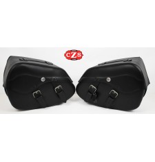 Saddlebags for Dyna Harley Davidson mod, LEPANTO Basic - Hollowware damper -