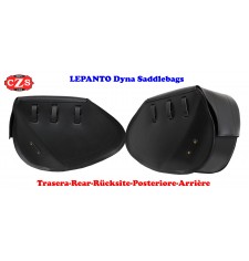 Saddlebags for Dyna Harley Davidson mod, LEPANTO Basic - Hollowware damper -