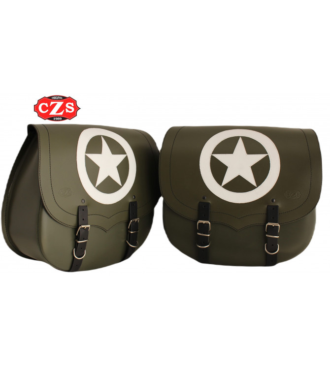 Sacoche latérale SPARTA Army Star - Universelle - Vert militaire