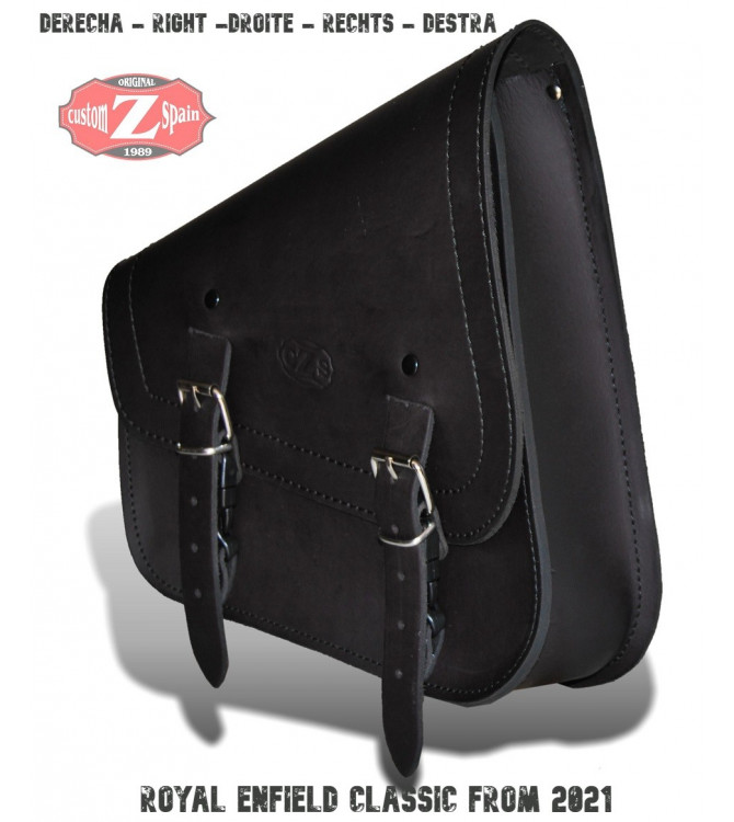 Alforja GADIZ para Royal Enfield Classic 350/500 desde 2021 - Negro