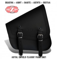 GADIZ saddlebag for Royal Enfield Classic 350/500 from 2021 - Black