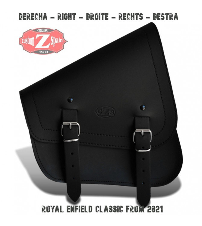 Alforja GADIZ para Royal Enfield Classic 350/500 desde 2021 - Negro