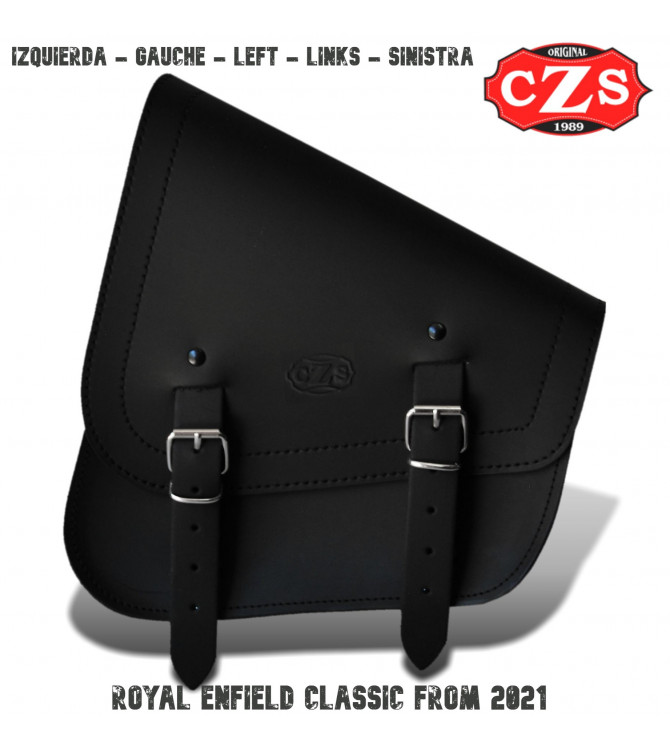 Alforja GADIZ para Royal Enfield Classic 350/500 desde 2021 - Negro