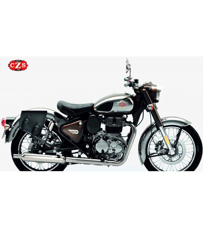 Alforja GADIZ para Royal Enfield Classic 350/500 desde 2021 - Negro